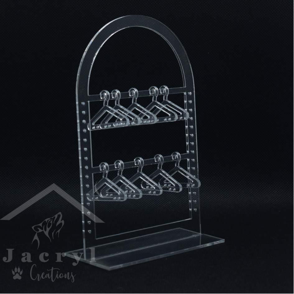 Acrylic Arch Two Rows Earring Hangers Stand - 150x100x3mm – Jacryl Creations